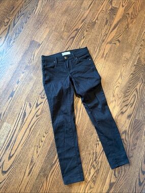 Free People Black Skinny Denim Jeans